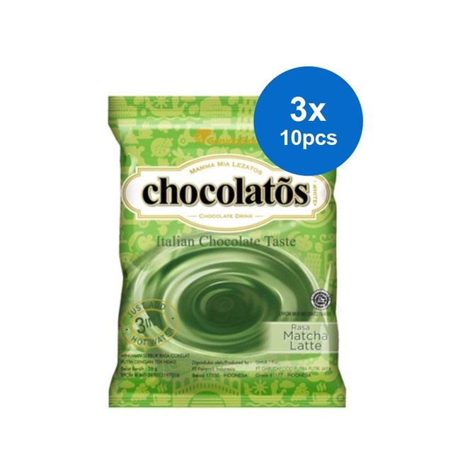 

Chocolatos Matcha Drink 24 gr x 10 (3 pack)