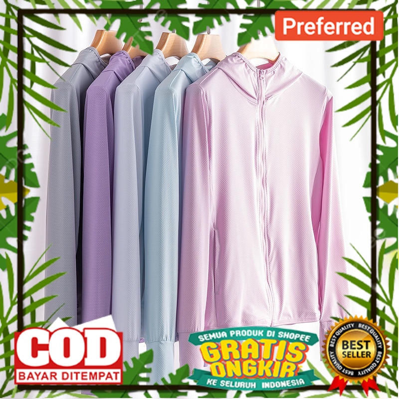 SUPER BIG PROMO /Jaket Mesh DRY FIT olahraga Wanita hoodie ANTI UV Untuk Yoga / Gym / Lari / Fitness