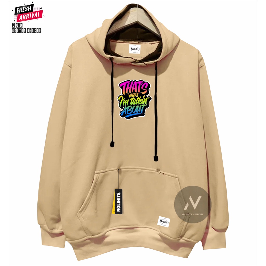 WARNA WARNI TRENDY MOTIF SPORTY /NOLIMITS Jaket hoodie pria aesthetic graffity that whats im talking