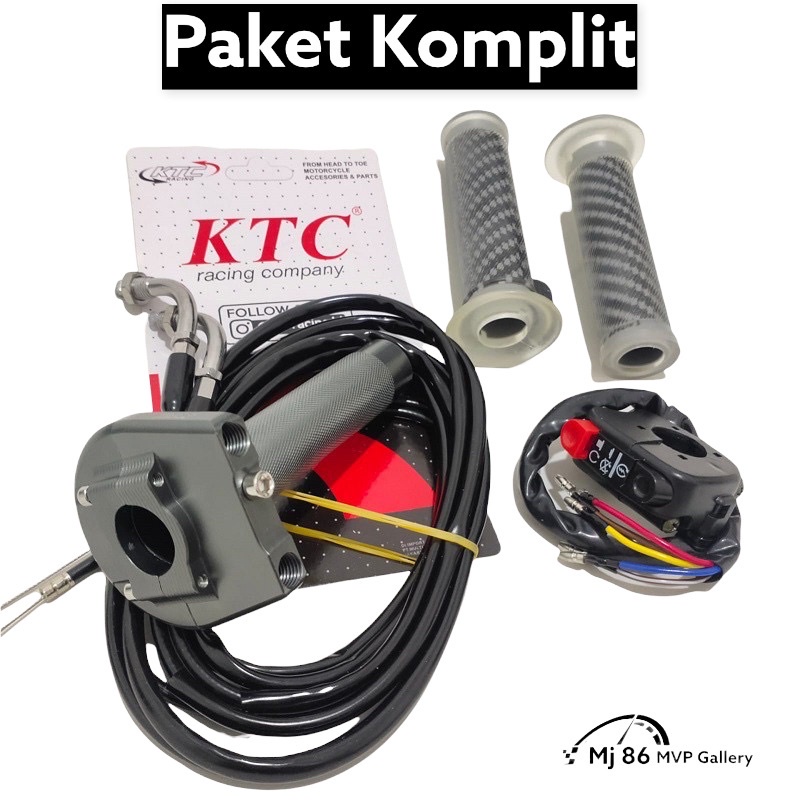 Gas Spontan Ktc 2 Kabel Universal Nmax Aerox Pcx R15 Vixion Ninja Cbr Gsx Satria Fu Tiger