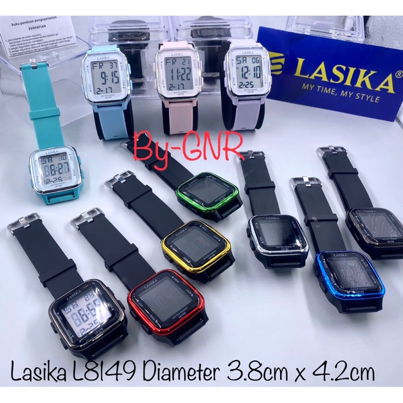 MODEL SEGI,, JAM TANGAN UNISEX CEWE/COWO SD/SMP/REMAJA LASIKA DIGITAL ORIGINAL