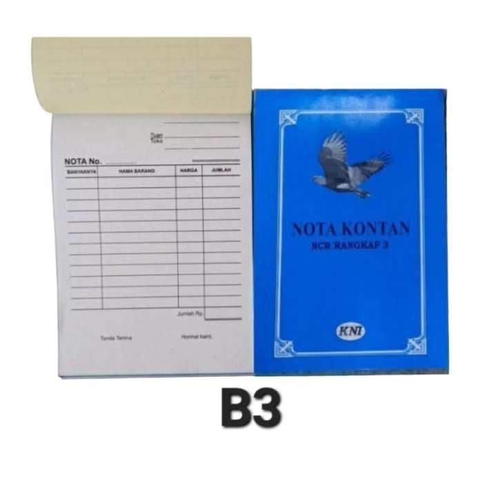 

Buku Nota B3 EXCELINDO Kontan Besar 3 Ply NCR / 3 Rangkap RJT