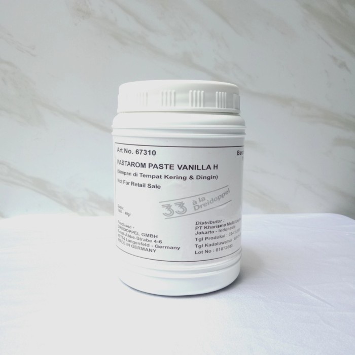 

Termurah [ Best Seller ] Dreidoppel Flavour Pastarom Paste Vanilla H 1L Vanila Pasta 1000gr