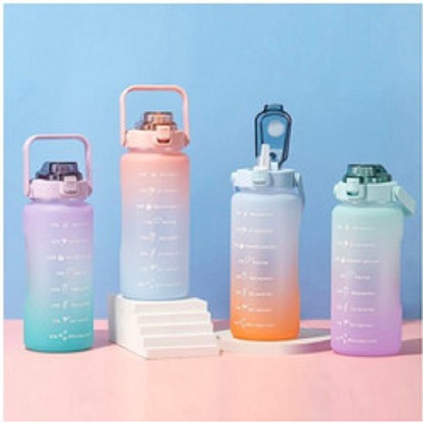 VV - Botol minum gradasi 2L / Botol Gemoy Viral