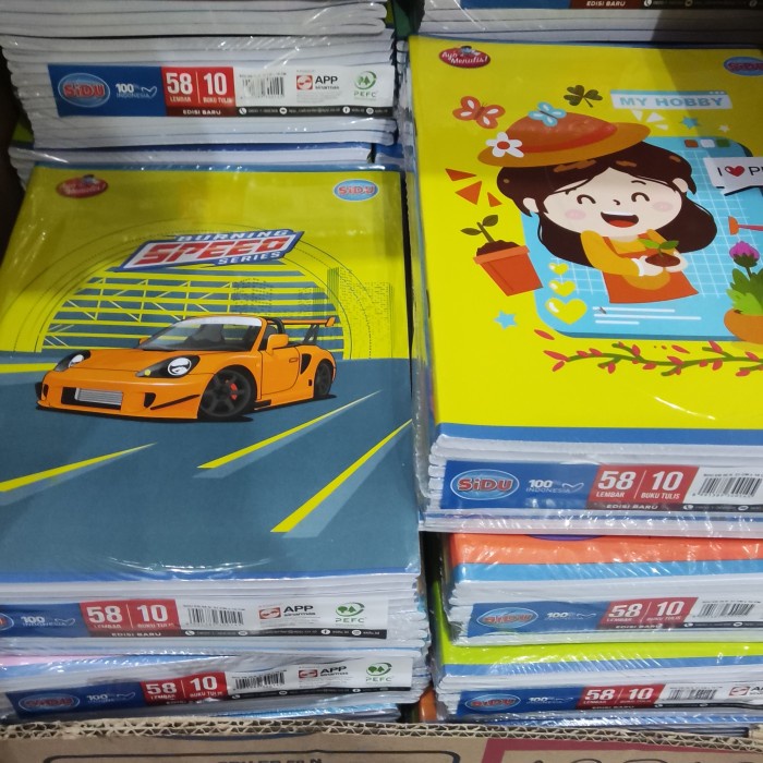 

buku tulis sidu 58 lembar 1 pack 10 pcs