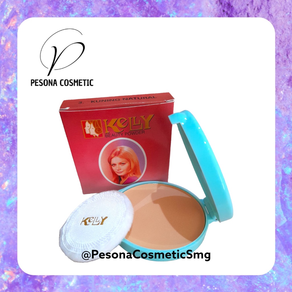 KELLY BEAUTY COMPACT POWDER / BEDAK KELLY / TWC KELLY BEDAK PADAT