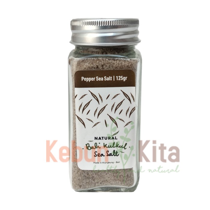 

New Produk Termurah Natural Bali Kulkul Pepper Sea Salt 125 Gr ( Garam Laut Lada)