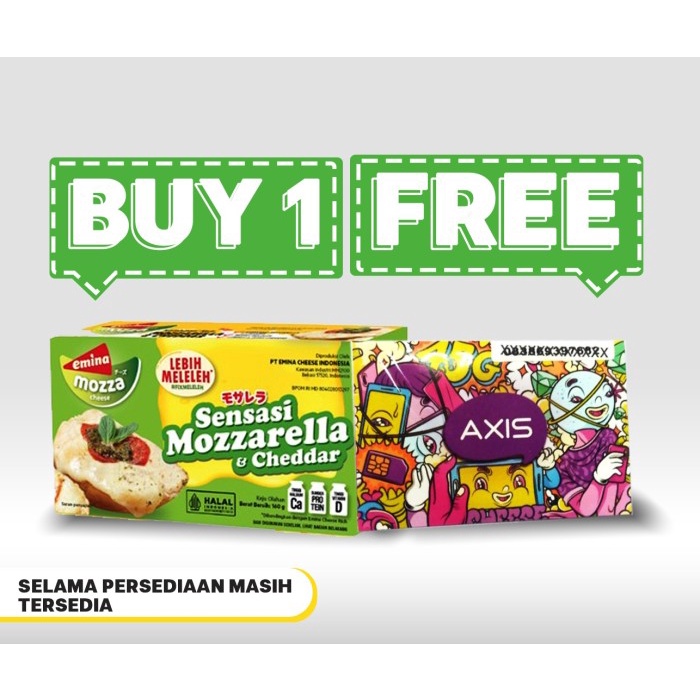 

emina mozza cheese Mozarella & Cheddar [160 gr]