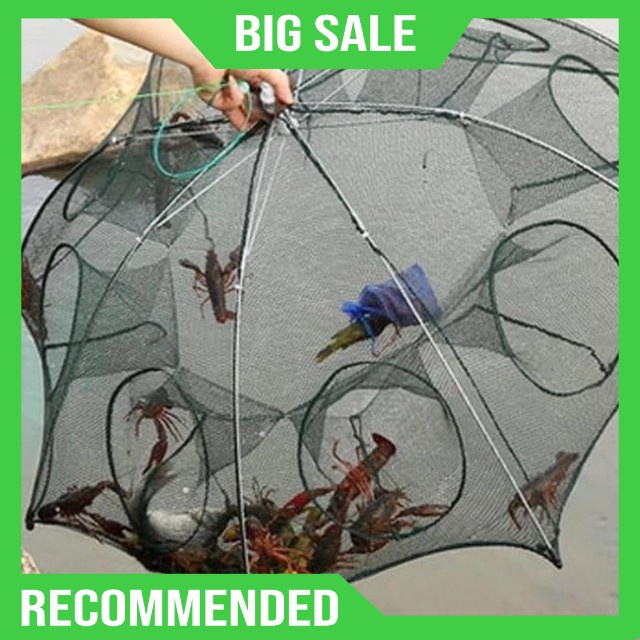 𝑷𝑹𝑶𝑴𝑶 Perangkap ikan / Bubu ikan / jebakan jaring Ikan udang 8 Lubang