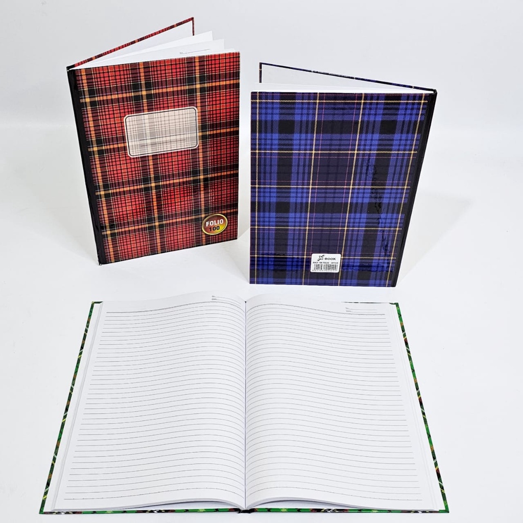 

SOS Buku Tulis Hardcover X-Book Folio 100 LB