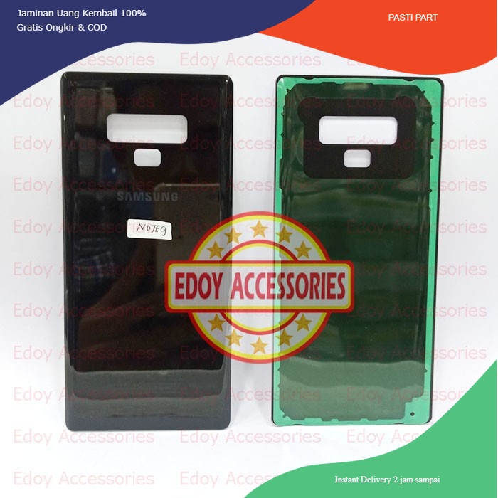 Kesing Samsung Galaxy Note 9 N960F N960 Backdoor Casing Belakang 03 - Hitam