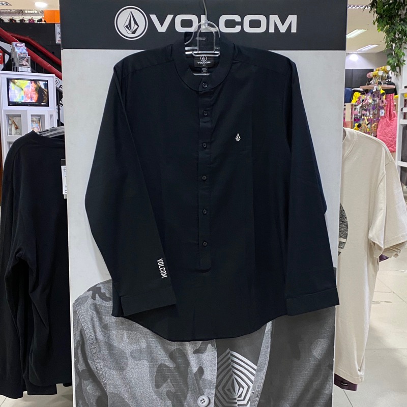 Kemeja Volcom Pria MLH Helig Black Original