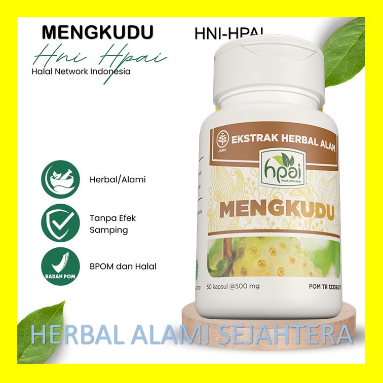 Mengkudu Kapsul HNI | Herbal Darah Tinggi 50 kapsul PRODUK DIJAMIN ASLI