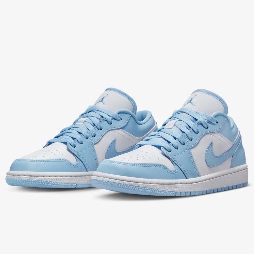 SEPATU AJ 1 LOW ICE BLUE HIGH PREMIUM ORIGINAL