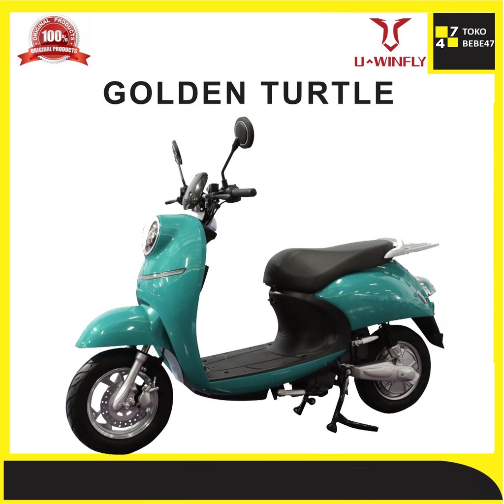 SEPEDA MOTOR LISTRIK UWINFLY GOLDEN TURTLE NEW U WINFLY
