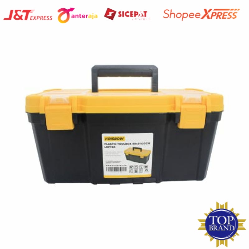 Krisbow Kotak Perkakas / Toolbox 40x21x20 Cm