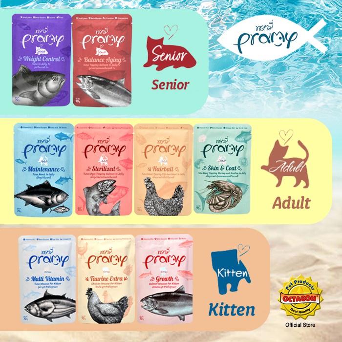 Pramy Cat Wet Food Pouch 70 Gram