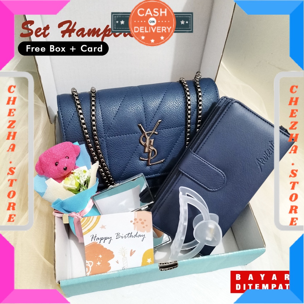 

BINGKISAN KADO ULTAH PASANGAN PACAR ISTRI MANTAN ISIAN MINI DAN BESAR / Hampers kado ulang tahun tas wanita warna biru hadiah pernikahan kado ultah cewe set hadiah ulang tahun murah / BONUS GIFT CRAD UCAPAN