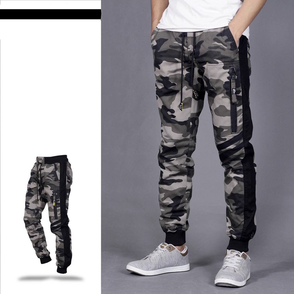 Celana Joger Panjang Pria Loreng Army Premium Afaras Production