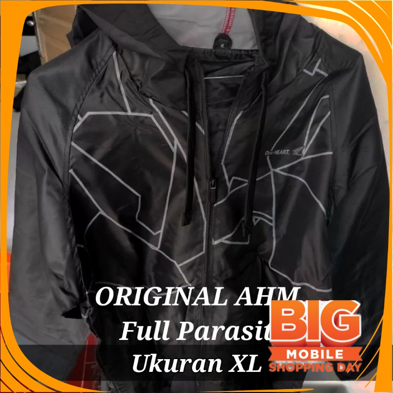 JAKET NASCAR KERAH MOTORAN/ Jaket Hoodie Ori AHM Honda Motor Jacket Apparel Touring Safety Ridding