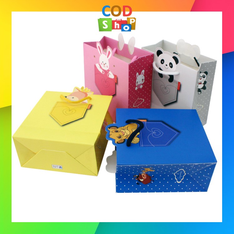 

COD - 6051 Paper Bag Ulang Tahun / Paper Bag Motif Animal / Goodie Bag Ulang Tahun Animal Series / Paper Bag Karakter Lucu
