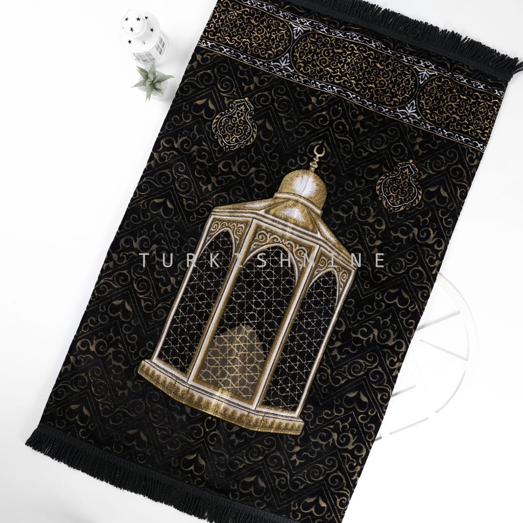 Sajadah Turki Tebal lapis busa Ibrahim Series/ Sajadah Mahar/Ori turki