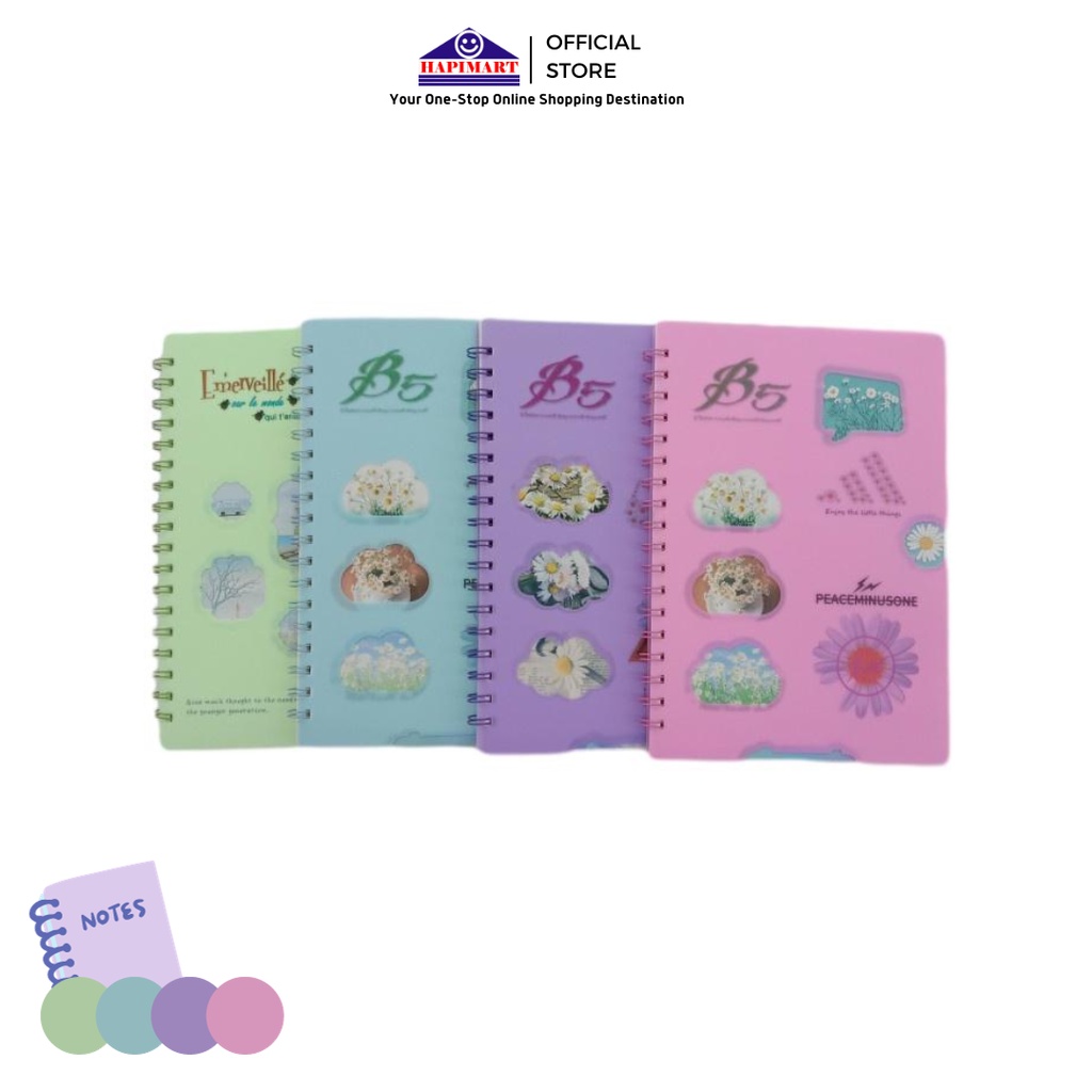 

Note Book B5 Buku Catatan Spiral Buku Tulis Buku Koil Hard Cover