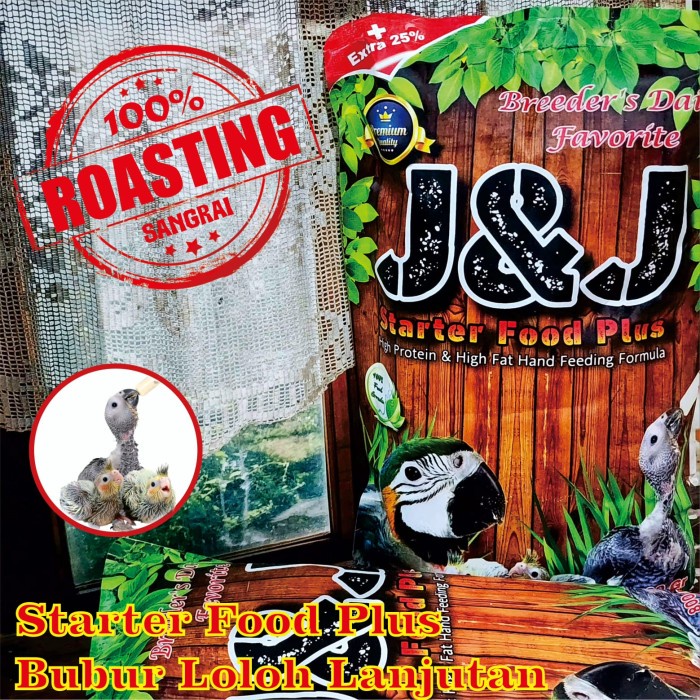 [Best Seller] J&J Starter food 1kg bubur lolohan - STARTER FOOD +