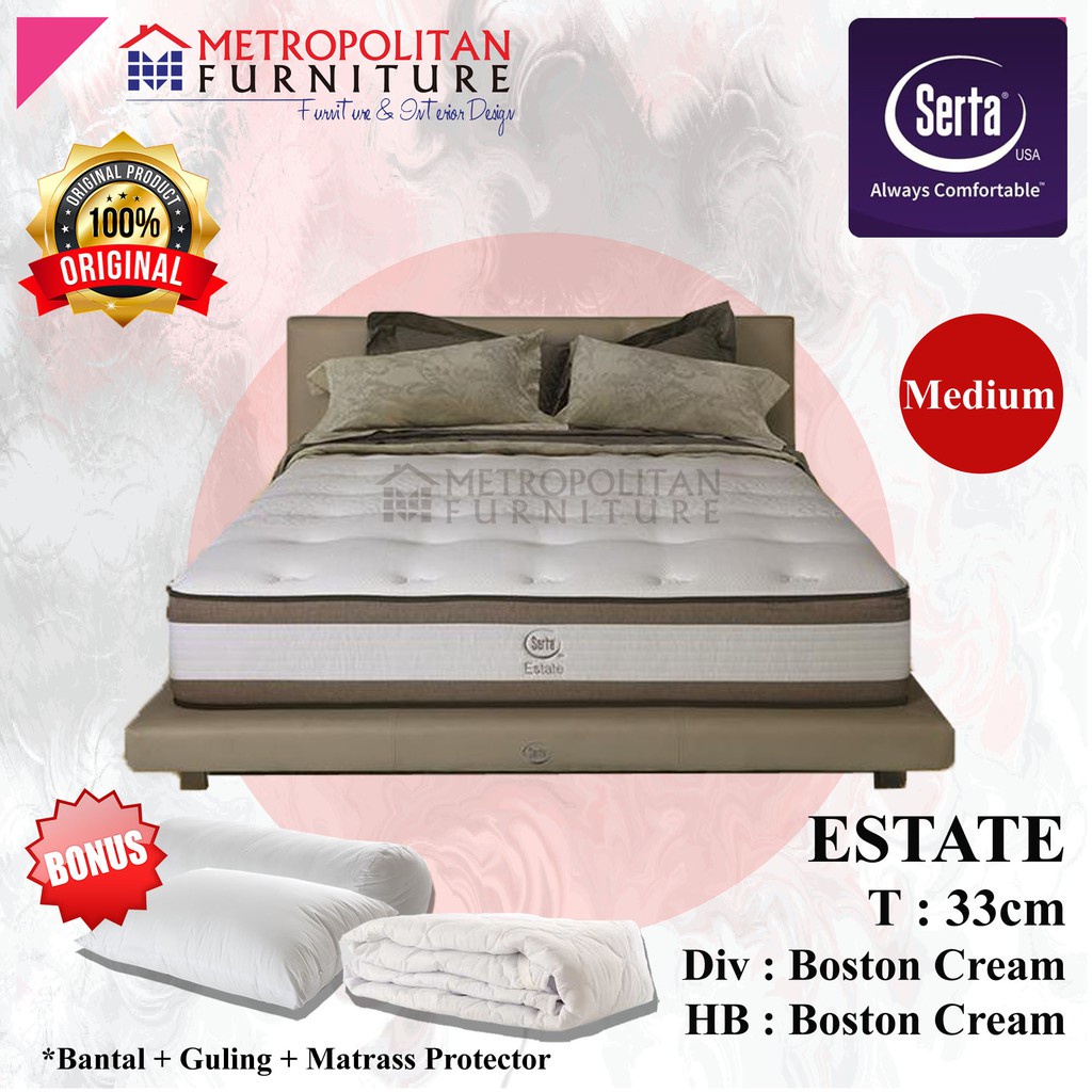 Springbed Serta Estate Kasur Spring bed Matras