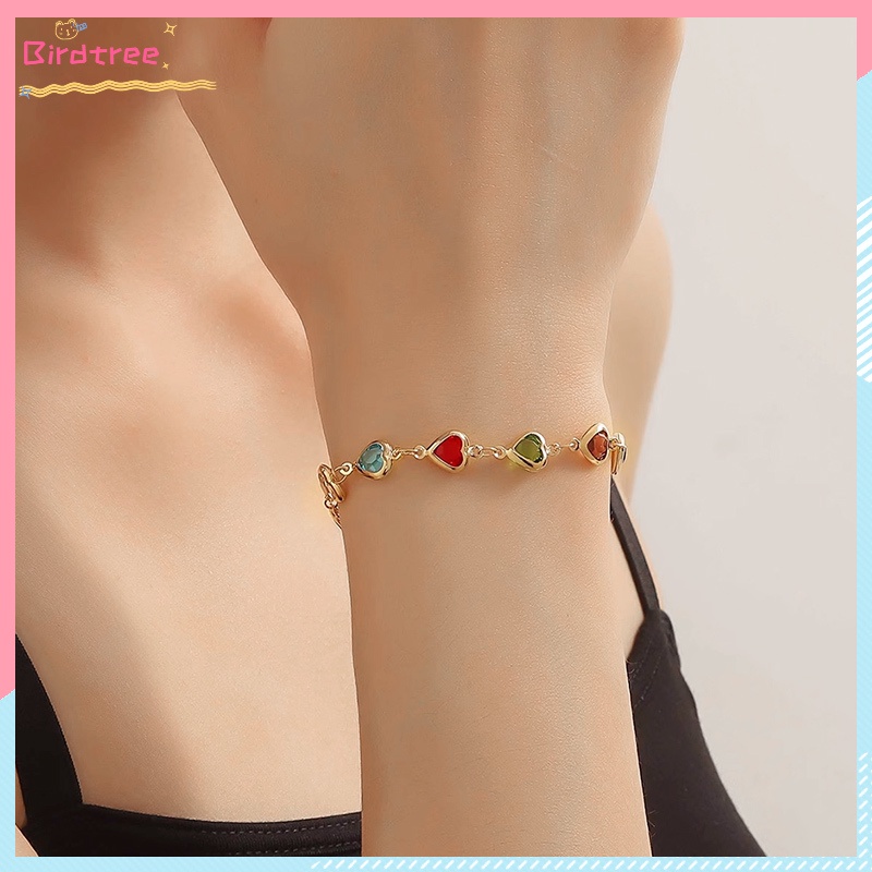 [Readystock❤️COD]Gelang Modis Kreatif ，Serbaguna Gelang Hati Mata Setan Wanita Gelang Gaya Ins