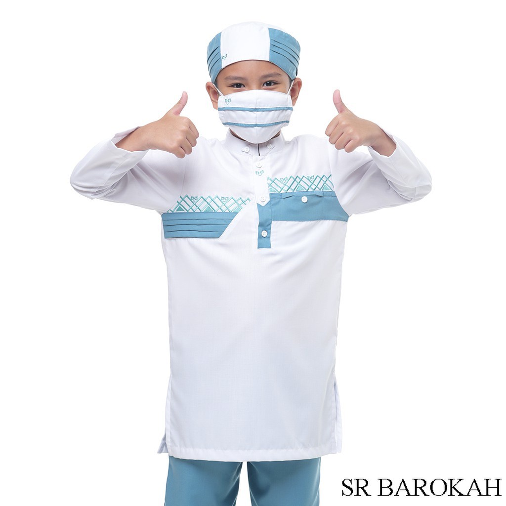 Rabbani - Setelan Jubah Koko Anak Muslim Bani Batuta Hafiz Mufid