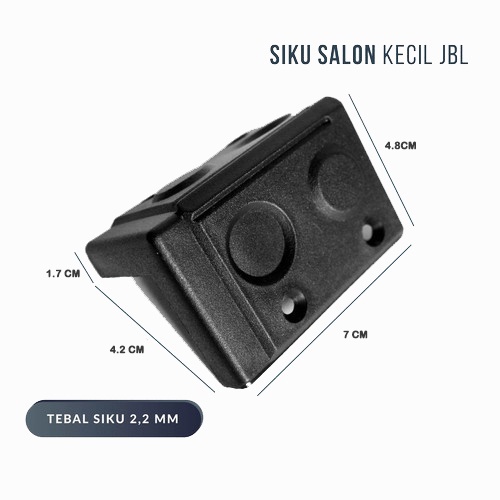 A180 Siku Salon Speaker Kecil Model Bulat JBL Kaki Box Plastik