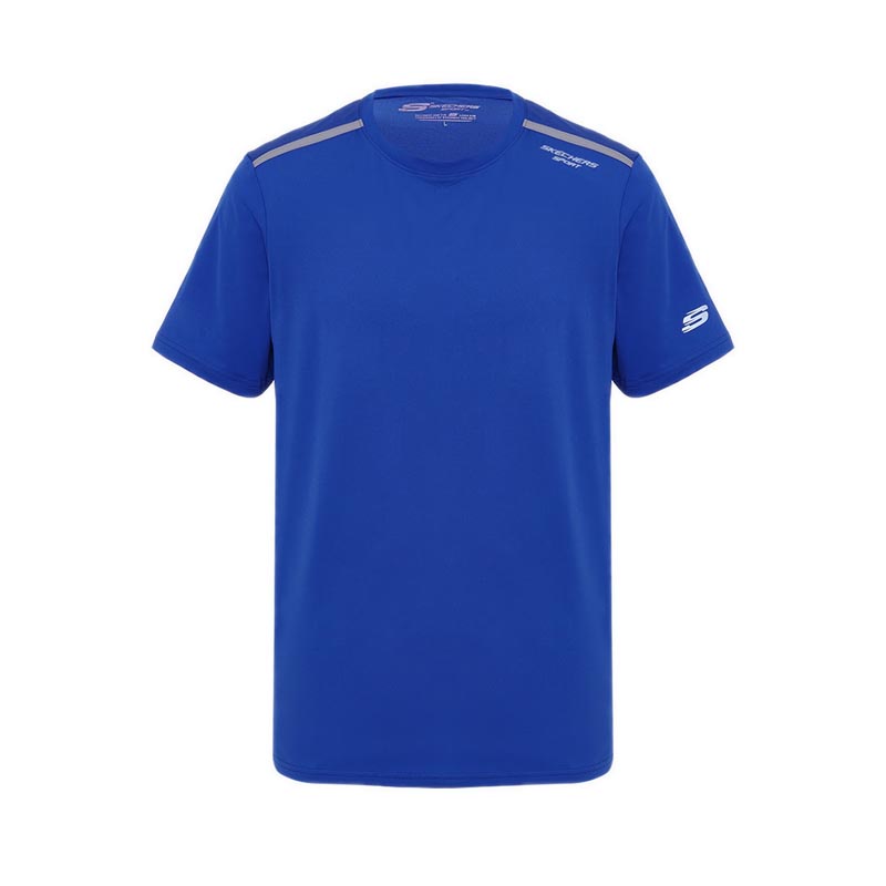 SKECHERS MEN SPORT T-SHIRT - BLUE