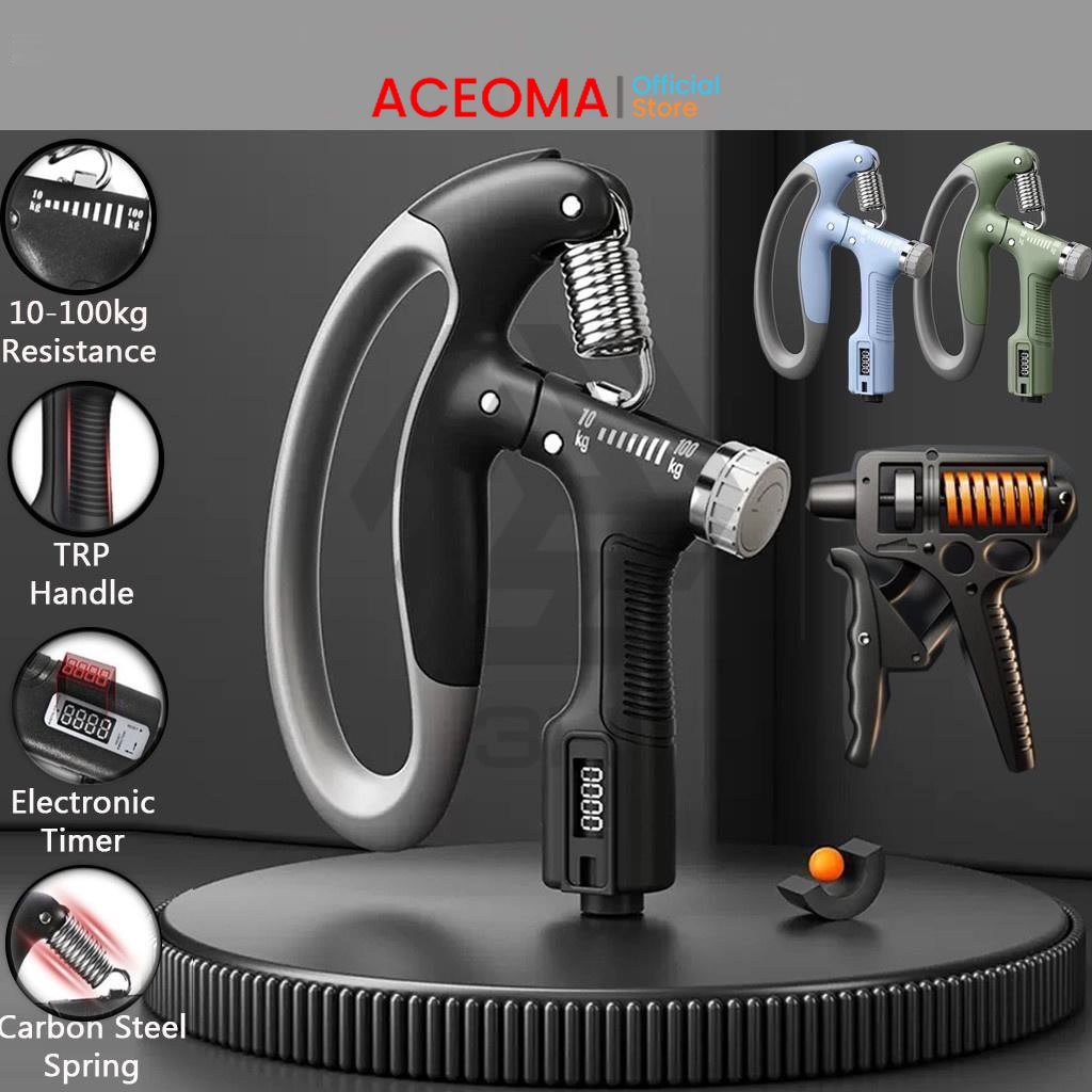 Handgrip 100Kg Alat Olahraga Tangan Jari Hand Grip 100Kg