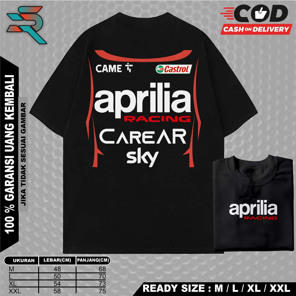 Kaos   APRILIA Kaos Honda CB 100  Herex Honda Gank Moto GP Moto Cross Premium