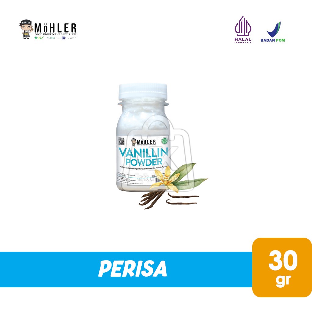 

Vanili Powder MOHLER Perisa Vanilin Bubuk (Botol 30gr)
