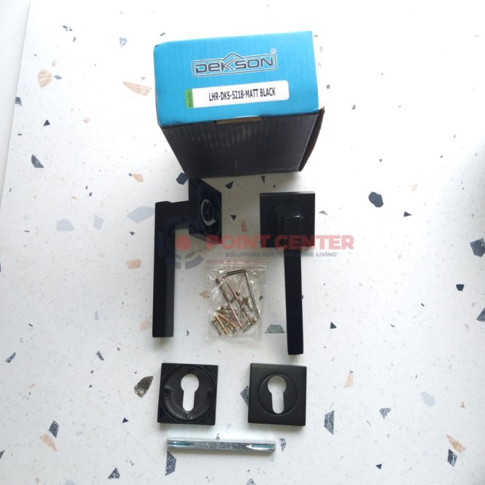 TERPERCAYA Handle Dekkson LHR 5218 BLACK / Gagang Pintu Dekkson Hitam