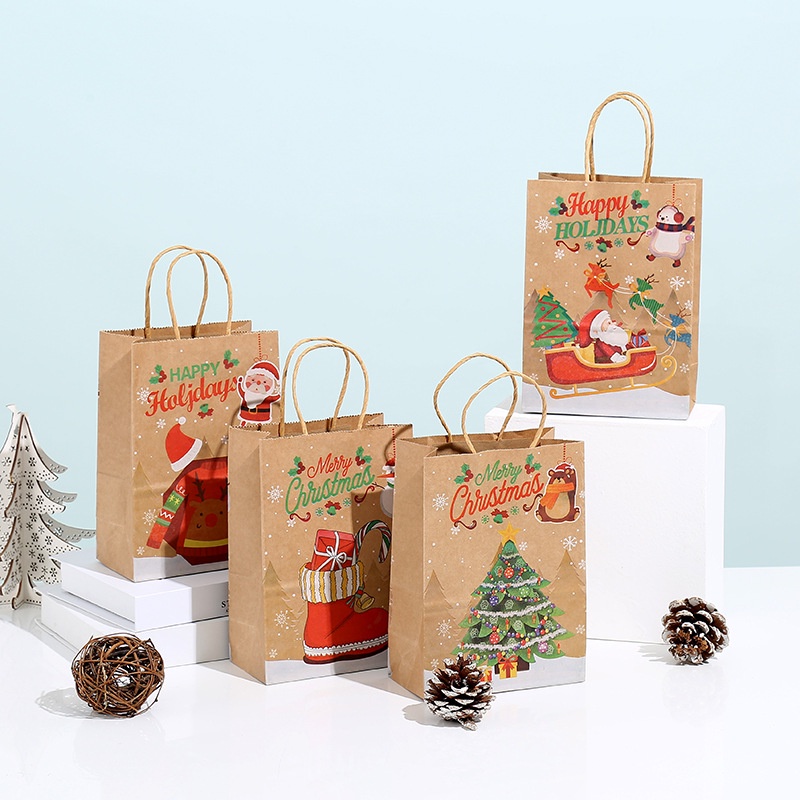 

PAPER BAG GODDIE BAG TAS KADO HADIAH SOUVENIR HAMPERS NATAL MERRY CHRISTMAS SANTACLAUS