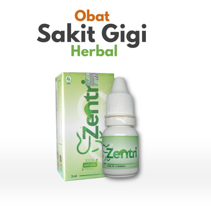 Obat sakit gigi berlubang dan gusi bengkak ampuh Zentri 5ml