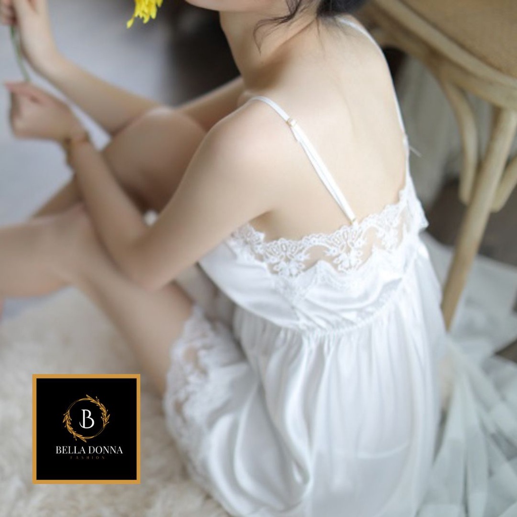 belladonna_id 1 Baju Tidur Wanita Dewasa Lingerie REVINA All Size Sexy anggun Night Dress Gaun Malam Pakaian dalam Baju Tidur Wanita Dewasa Includes Satin Lingerie Sexy & G String, Baju Tidur Sexy, Baju Haram Sexy-5