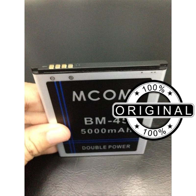Battery Batre Baterai Double Power Mcom Xiaomi Redmi Note 2 - 2 Prime BM45 BM-45 BM 45 Kapasitas 500