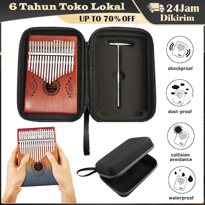 Hardcase Tas Kalimba 17 Key Mbira Piano Jari / Hardcase Kalimba 17 Key