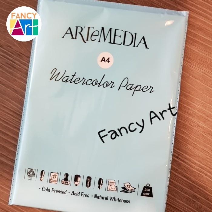 

[[ JS - BEST SELLER ]] Artemedia Watercolour Paper 200gsm A4