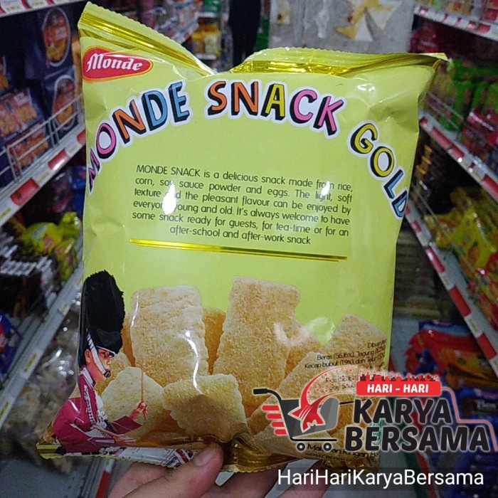 

MONDE SNACK GOLD 50GR