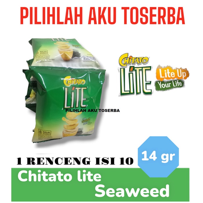 

CHITATO LITE SEAWEED / RUMPUT LAUT RENCENG - ( HARGA 1 RENCENG )