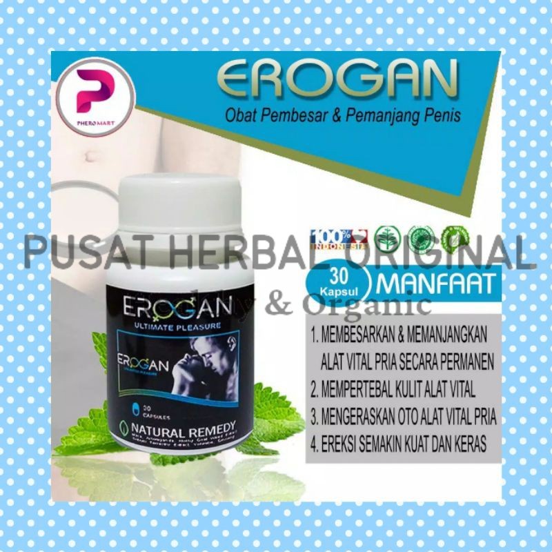 (COD) EROGAN SUPLEMEN PEMBESAR | ASLI CAPSULE 100% | HERBAL KUAT TAHAN LAMA( Gratis Ongkir)