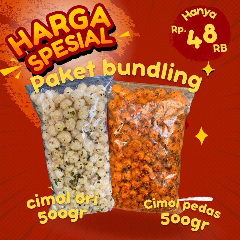 

PAKET BUNDLING CIMOL ORIGINAL & PEDAS 500gr