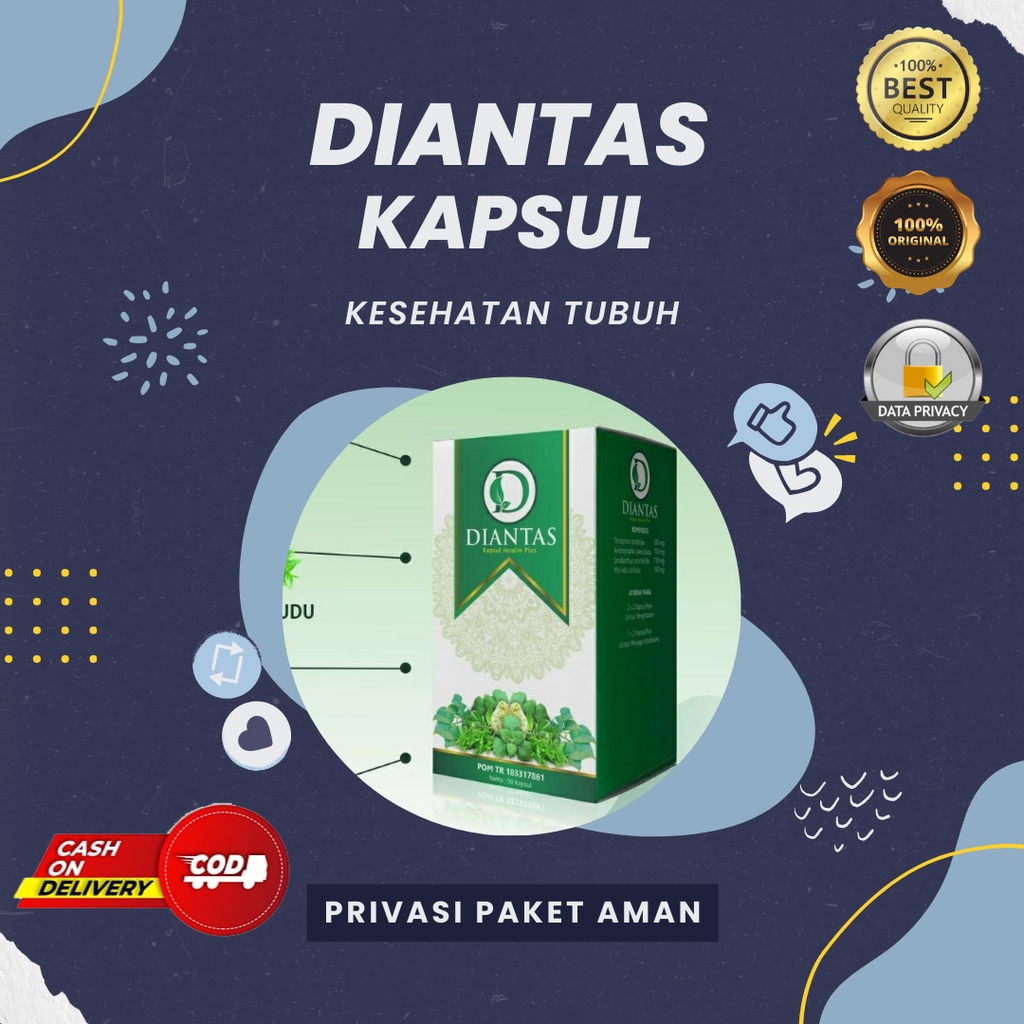 

Diantas Diabetes Tuntas ( Diantas ) 100% Asli Original Penurun Gula Darah Herbal Terbaik Original Cakrahusada