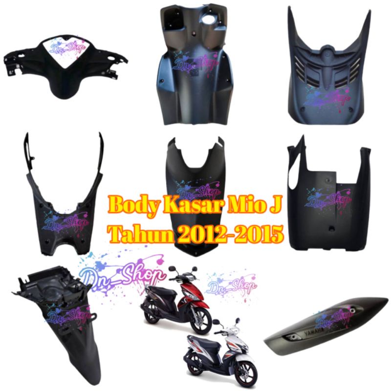COVER BODY KASAR YAMAHA MIO J MIO GT TAHUN 2012-2015  SATUAN ECERAN