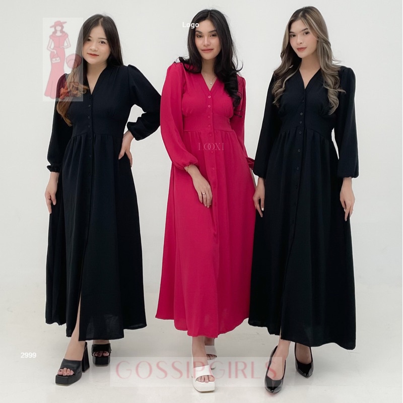 GossipGirls - Caylin Long Dress | Airflow Dress